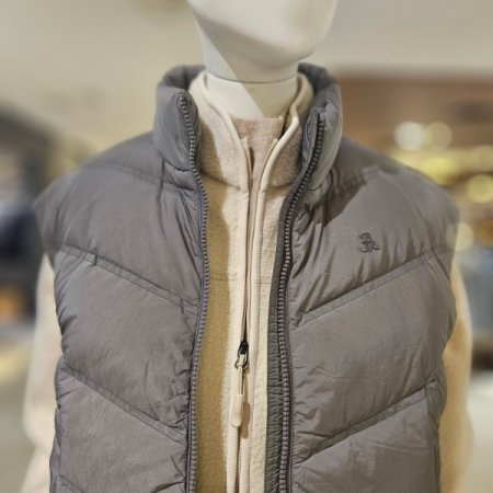 BTR 하니 오버핏 헤비 다운 조끼