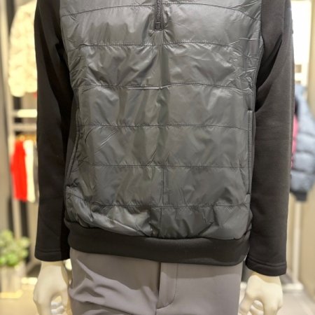 남성 아톰 기모 반집업 티셔츠