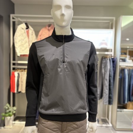 남성 골프 이튼 기모 방풍반집업 티셔