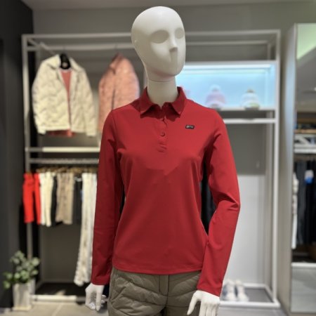 여성 루이제 폴리스판 카라 티셔츠