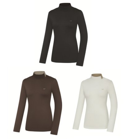 여성골프긴팔반목티셔츠 클로니