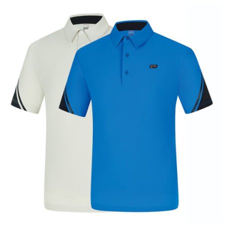 여름쿨펀칭카라 반팔티셔츠 제이든S