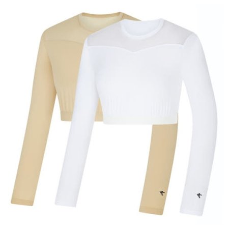 여름냉감 크롭탑이너 티셔츠 유리엘