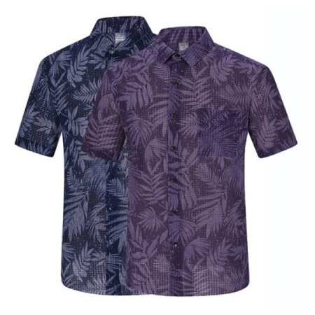 여름 하와이안 패턴 반팔 셔츠 디아즈