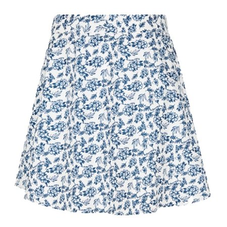 여름 여성 A라인 플로럴 프린트 큐롯