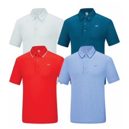 여름 카라 반팔 티셔츠 아로니M