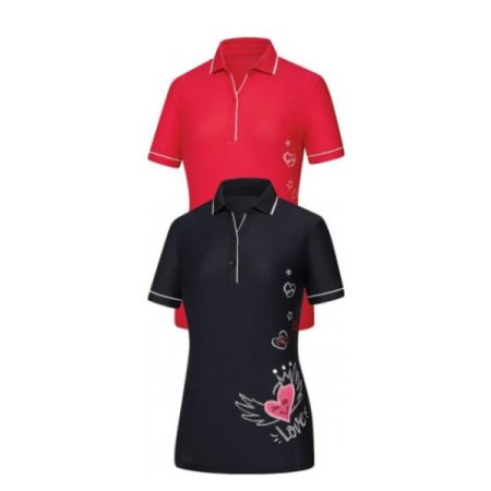 나일론 스판 카라 반팔 티셔츠 로잘리