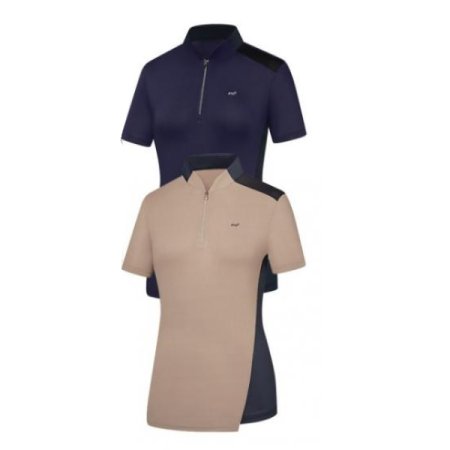 여름스포티배색집업반팔 티셔츠 카나