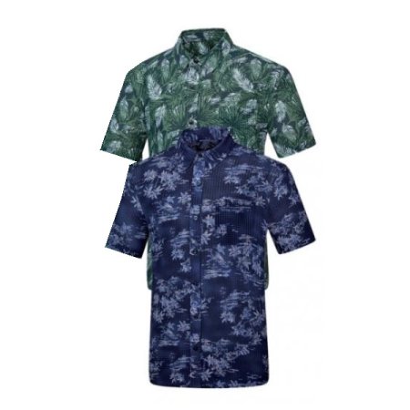 남성 여름 메쉬 패턴 반팔 셔츠 타키