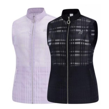 여성 여름 시스루 베스트 하터