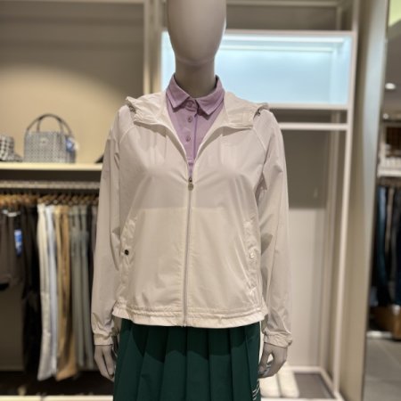 여성골프 후드스트링 점퍼 푸치노