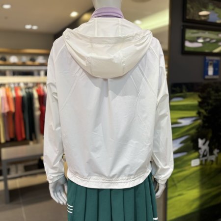 여성골프 후드스트링 점퍼 푸치노