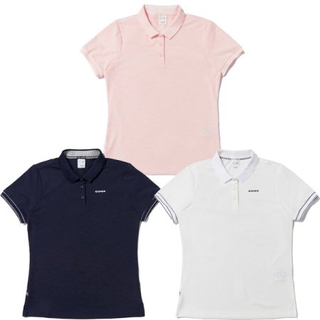 여성 기능성 벤트23아이스 반팔폴로