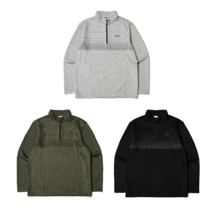 남성 프라페 기모 집업 티셔츠