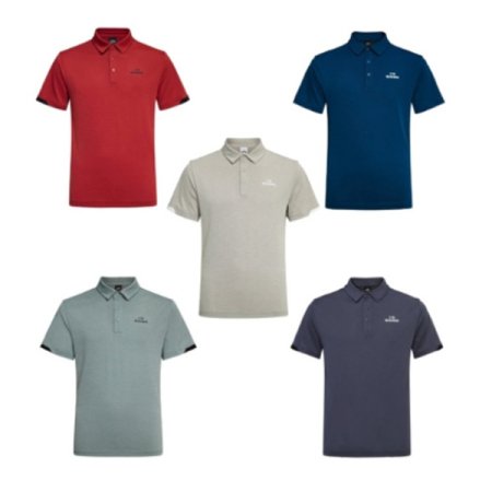 남성 트위스팅 반팔 카라 티셔츠