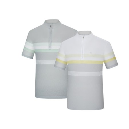 테크너 남성 여름 전체메쉬 집업티셔츠