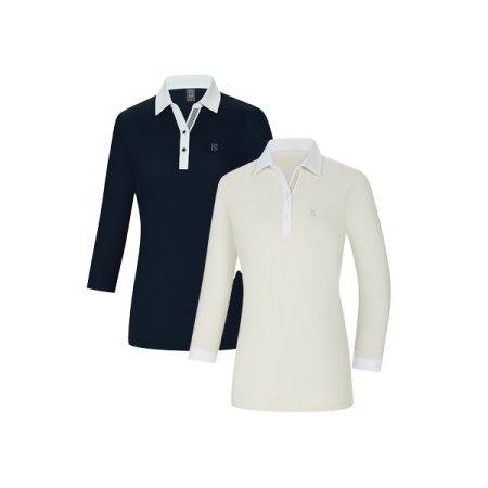 래비티 여성 봄 7부 소매 티셔츠