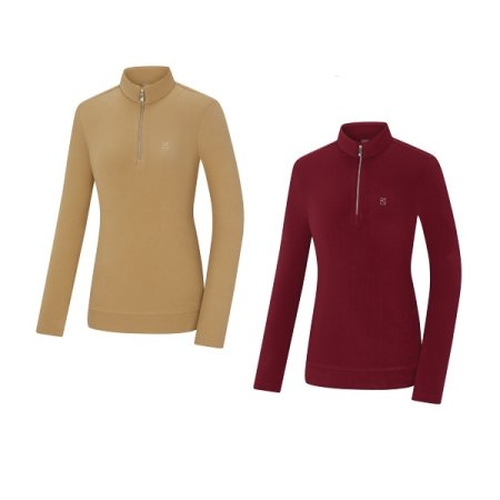 크리스탈 여성 겨울 기모원단 집업티셔