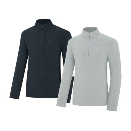 플로움 남성 겨울 편안한 집업티셔츠