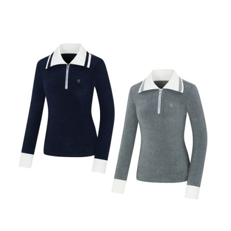 티파니 여성 겨울 간절기 카라티셔츠