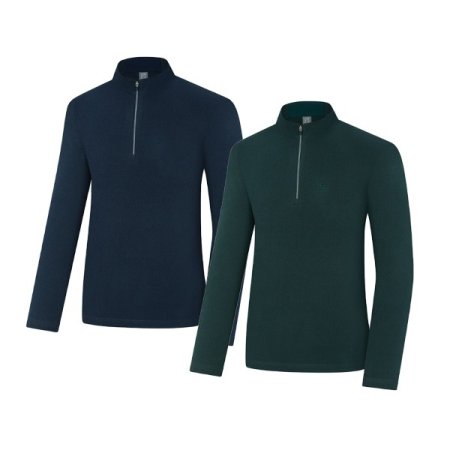 람베오 남성 가을 도트 조직감 티셔츠