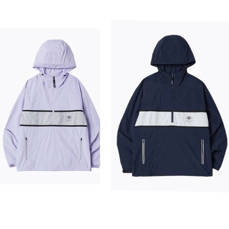 남성 컬러블럭형 아노락 자켓