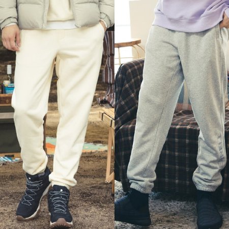 남여 공용 사이드로고 조거 스웻팬츠