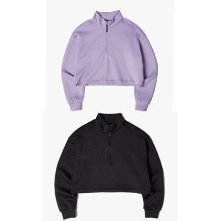 여성 폴리쿠션지 반집업 아노락