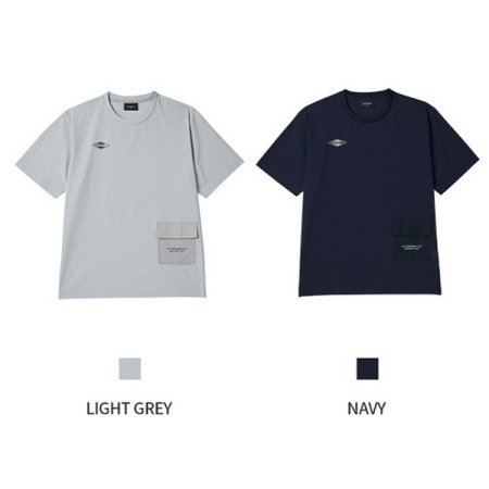 남성 포켓디테일 반팔 티셔츠