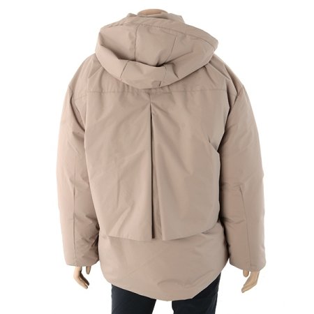 여성 인퀠팅 다운 자켓 베이지