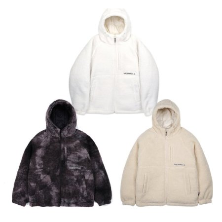 남여공용 플리스 후드다운자켓