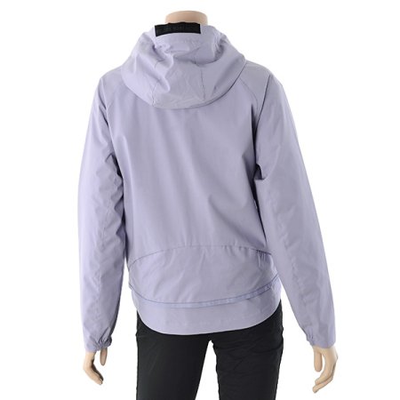 여성 후드형 방풍자켓 블랙 라벤더