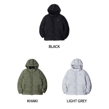 남성 튜브 헤비 숏 다운자켓