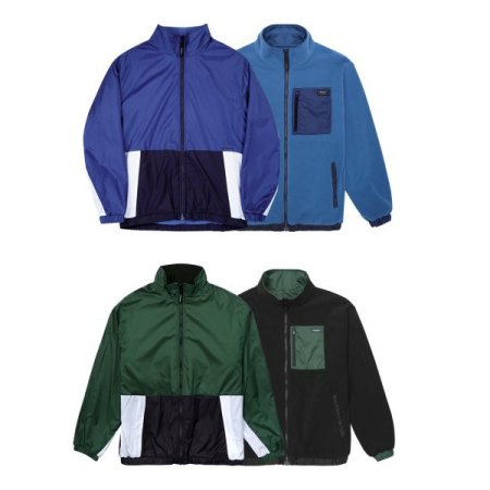 남성 리버시블양면 플리스 트랙자켓