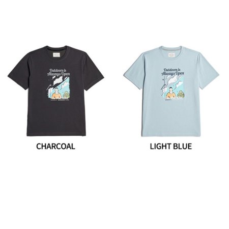 남여공용 40주년 그래픽 반팔 티셔츠