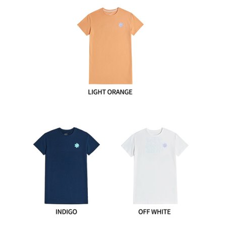 여성 긴기장 반팔 티셔츠