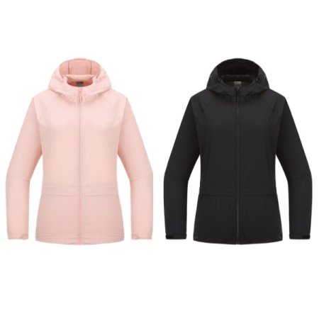 여성 엠보스트레치후디우먼재킷