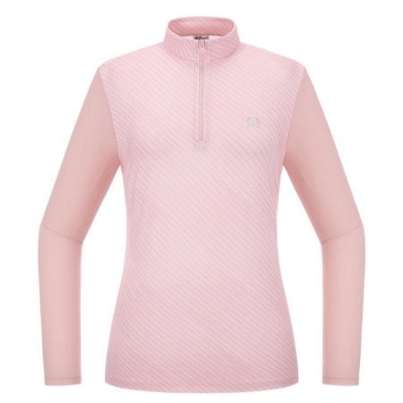 스퀘어라인도트우먼짚티셔츠