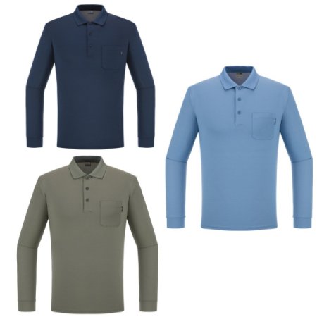 남성 베이직오나미요꼬칼라티셔츠