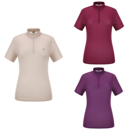 피케허니컴하프우먼짚티셔츠