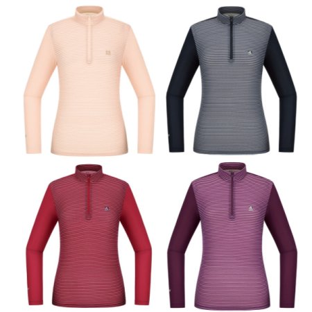 아이스멜란라인우먼짚티셔츠