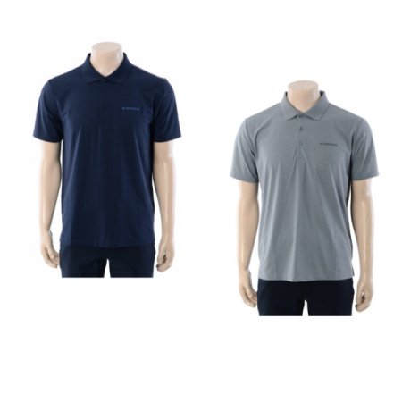 남자 아이스로빈요꼬칼라하프티셔츠