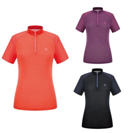 여성 액티브로체하프우먼짚티셔츠