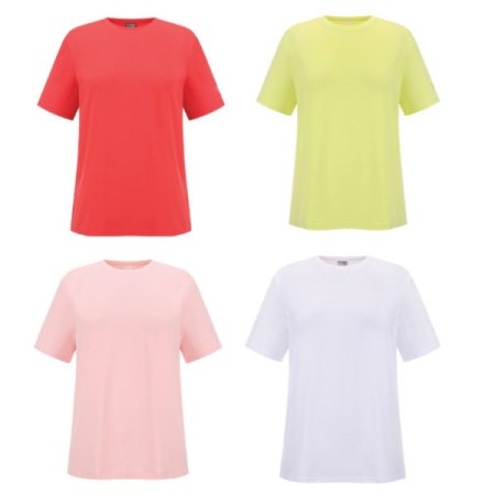 여성 AM써플라운드하프우먼티셔츠