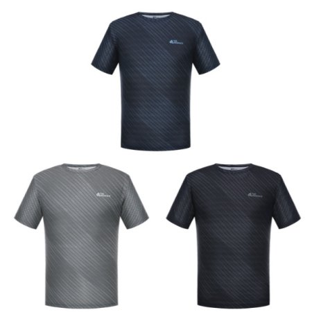 스퀘어도트라운드하프티셔츠