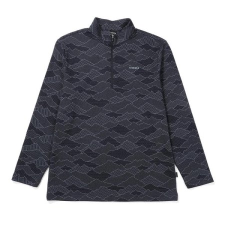 잭파인 남성 티셔츠D네이비