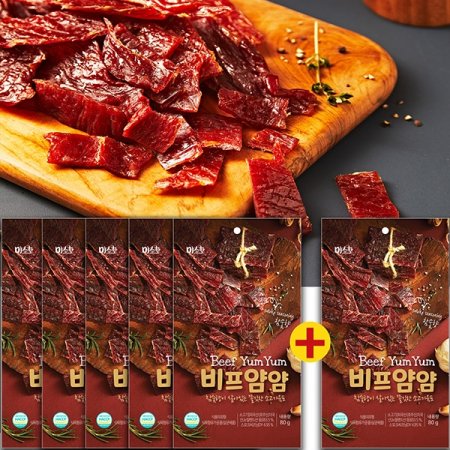 총6봉 미소향 비프얌얌 80g 5봉
