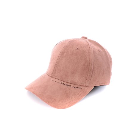 레터링스웨이드볼캡