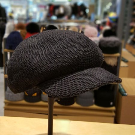 모자여성뉴스보이캡 린넨니트베레모