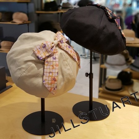 질스튜어트 꽃리본베레모모자 425